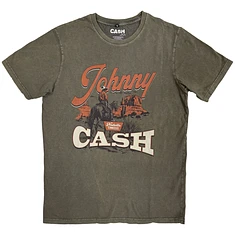 Johnny Cash - Desert Cowboy Stone Wash T-Shirt