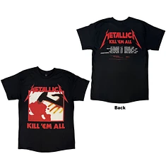 Metallica - Kill 'Em All Tracks (Back Print) T-Shirt