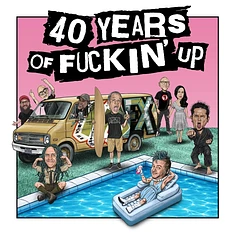 NOFX - OST 40 Years Of Fuckin' Up Pink Vinyl Edition