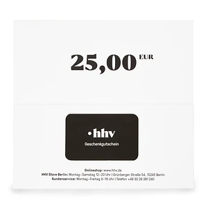 HHV - Gutschein / Voucher - 25 EUR