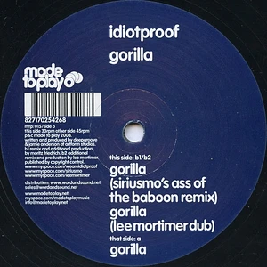 Idiotproof - Gorilla