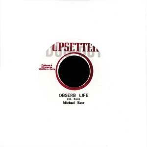 Michael Rose / Upsetters - Obserb Life / Dub