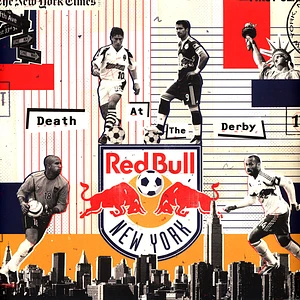 Death At The Derby X Big Ghost Ltd - Los Traficantes / Bodies In The Hudson NY Red Bulls Cover Edition