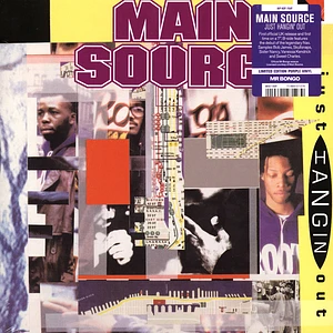 Main Source - Just Hangin' Out / Live At The Barbecue Purple Vinyl Edition