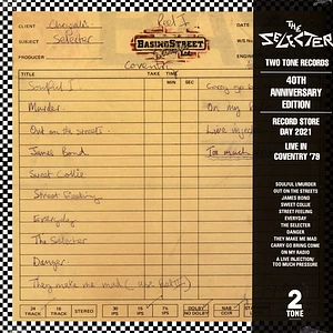 The Selecter - Live In Coventry 79 Record Store Day 2021 Edition