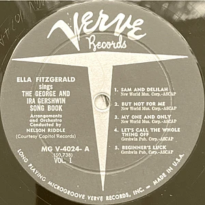 Ella Fitzgerald - Sings The George And Ira Gershwin Song Book (Vol. 1)