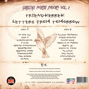 Friendkerrek - Grilchy Party Favors Volume 2 -Letters From Tomorrow