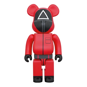 Medicom Toy - 1000% Squid Game Guard Triangle Be@rbrick Toy