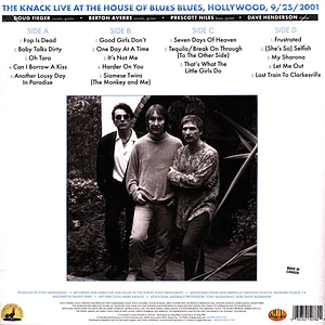 The Knack - Live At The House Of Blues Record Store Day 2022 Edition