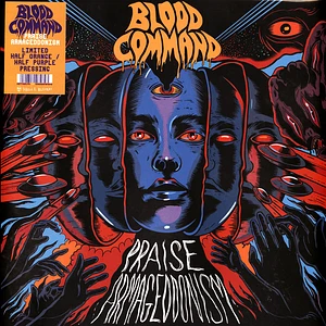 Blood Command - Praise Armageddonism Orange / Purple Split Vinyl Editoin