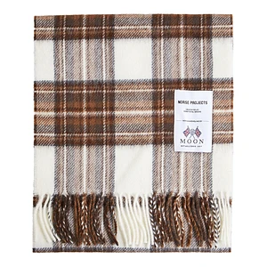 Norse Projects x Moon - Moon Checked Lambswool Scarf