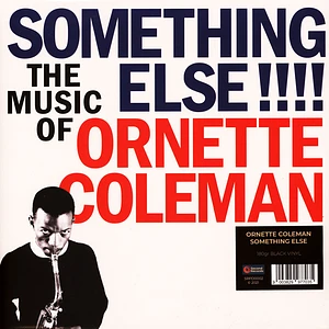 Ornette Coleman - Something Else Black Vinyl Edition