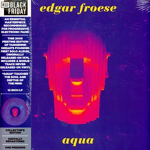 Edgar Froese - Aqua Black Friday Record Store Day 2022 Blue & White Vinyl Edition