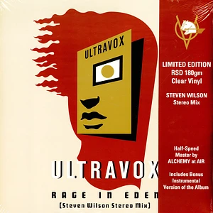 Ultravox - Rage In Eden Black Friday Record Store Day 2022 Edition