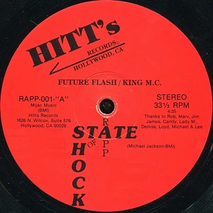 Future Flash / King MC / Future MC's - State Of Shock Rapp / Erotic Rapp