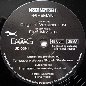 Nomination One - Pipeman