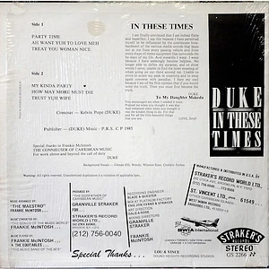 Mighty Duke - In These Times