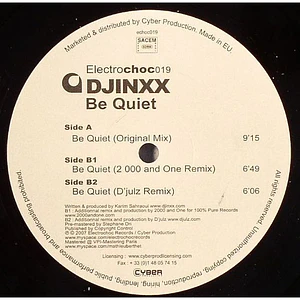 Djinxx - Be Quiet