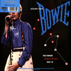 David Bowie - Live At The Forum Montreal 1983 Turquoise Marble Vinyl Edition