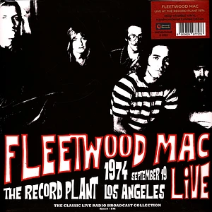 Fleetwood Mac - Live At The Record Plant 1974 Red Marble Vinyl Edition