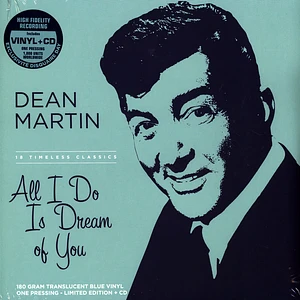 Dean Martin - All I Do Is Dream Of You Record Store Day 2023 Translucent Blue Vinyl Edition