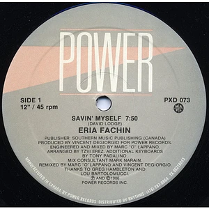 Eria Fachin - Savin' Myself