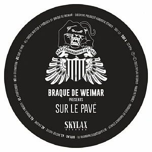 Braque De Weimar - Sur Le Pavé