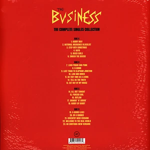 The Business - The Complete Singles Collection Red Vinyl Edition