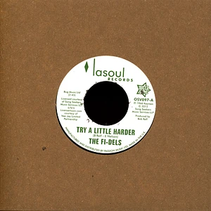 The Fi-Dels - Try A Little Harder / You Never Do Right