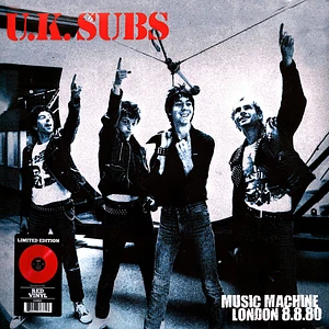 UK Subs - Music Machine London 8-8-80 Red Vinyl Edition