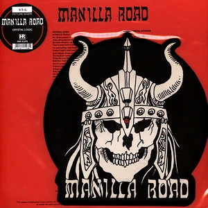 Manilla Road - Crystal Logic Flaming Metal Systems Shape Vinyl Edition