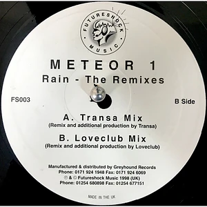 Meteor 1 - Rain - The Remixes