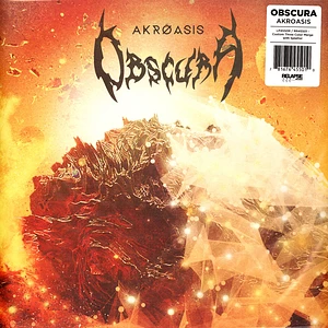 Obscura - Akróasis Red Yellow White Color Merge & Red Yellow White Splatter Vinyl Edition