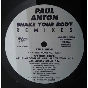 Paul Anton - Shake Your Body Remixes