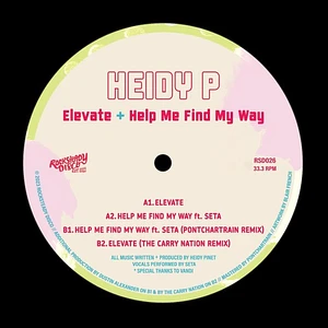 Heidy P - Elevate / Help Me Find My Wa