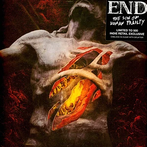 End - The Sin Of Human Frailty Oxblood In Clear With Splatter Vinyl Edition