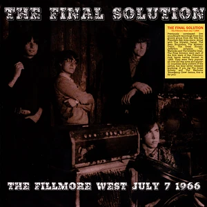 Final Solution - The Fillmore West 1966