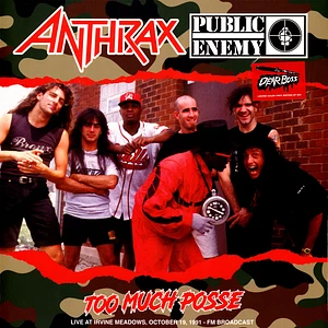 Anthrax & Public Enemy - Too Much Posse: Live At Irvine Meadows 1991 Green Vinyl Edition