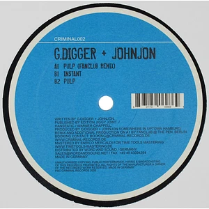 G. Digger + Johnjon - Pulp / Instant