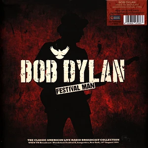 Bob Dylan - Wnew Fm Broadcast Woodstock Festival Ii Suagerties Ny 14th August 1994 Red / White Splatter Vinyl Edition