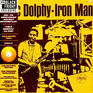 Eric Dolphy - Iron Man Black Friday Record Store Day 2023 Gold & Black Marbled Vinyl Edition
