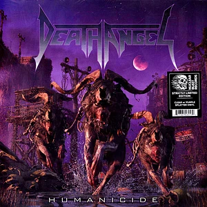 Death Angel - Humanicide Clear Purple Splatter Vinyl Edition