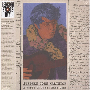 Stephen John Kalinich - A World Of Peace Must Come Orange Vinyl Edition