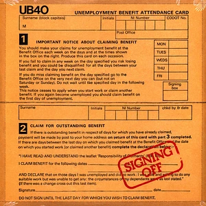 UB40 - Signing Off Red Vinyl Edition