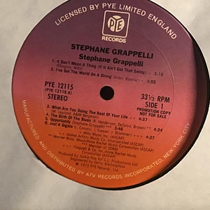 Stéphane Grappelli - 1973