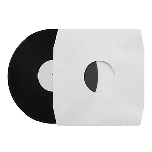 Record Inner Sleeve - 12" Vinyl LP Innenhüllen (antistatisch) (Mittelloch) (Eckschnitt) (Creme) (70 g/m²)