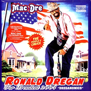 Mac Dre - Ronald Dregan - Dregonomics Patrotic Lush Opaque Red & Opaque Blue Vinyl Edition
