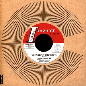 Alias Ducie / Lee Bates - Why Don't You Write (Production Demo) / Why Don't You Write