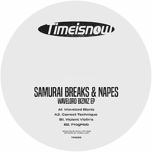 Samurai Breaks & Napes - Wavelord Bizniz Ep Marbled Blue Vinyl Edition
