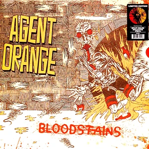 Agent Orange - Bloodstains Orange Red Back Splatter Vinyl Edition